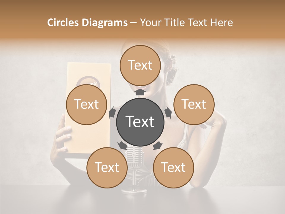 Caucasian Home Shopping Style PowerPoint Template