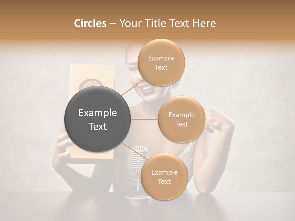 Caucasian Home Shopping Style PowerPoint Template