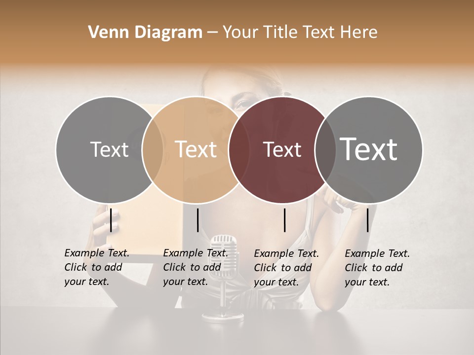 Caucasian Home Shopping Style PowerPoint Template