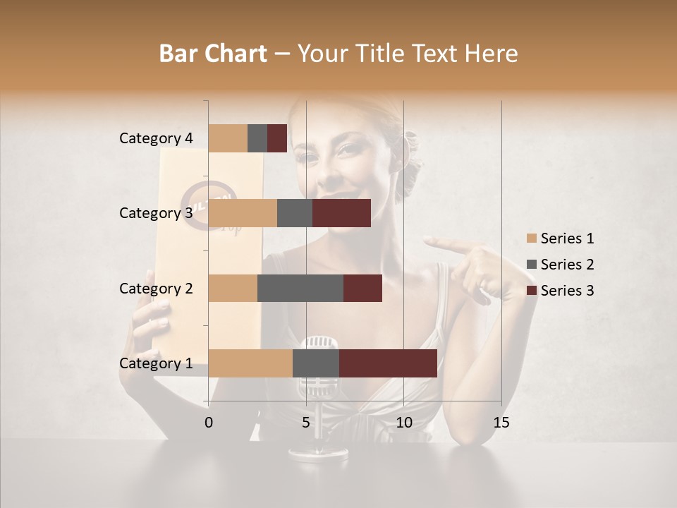 Caucasian Home Shopping Style PowerPoint Template
