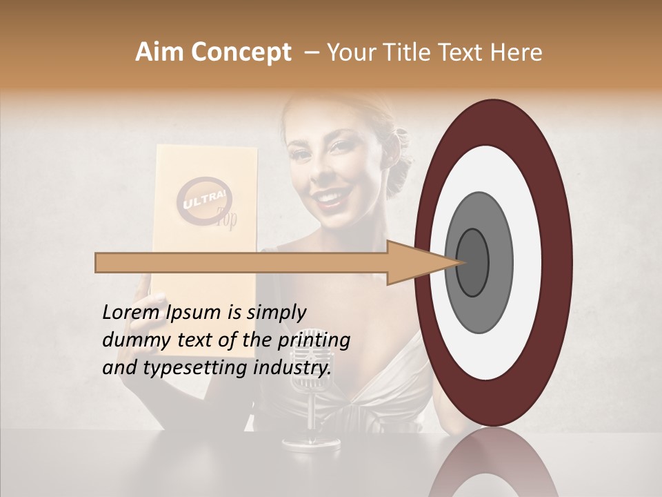 Caucasian Home Shopping Style PowerPoint Template