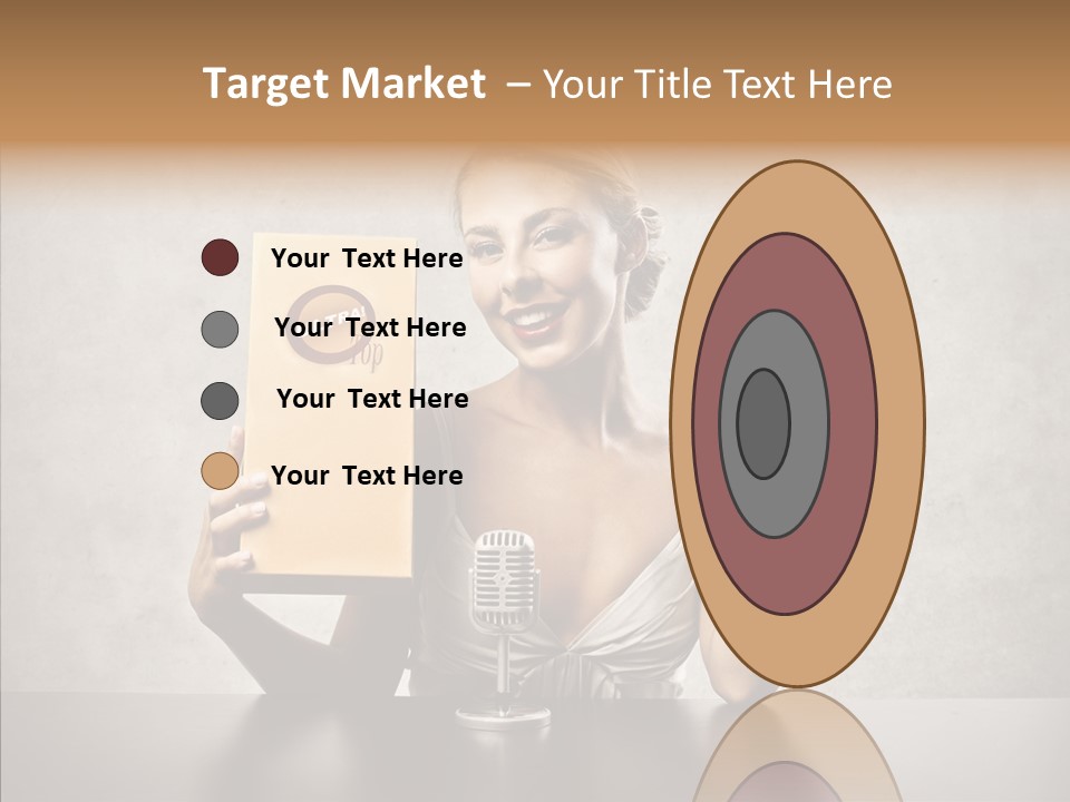 Caucasian Home Shopping Style PowerPoint Template