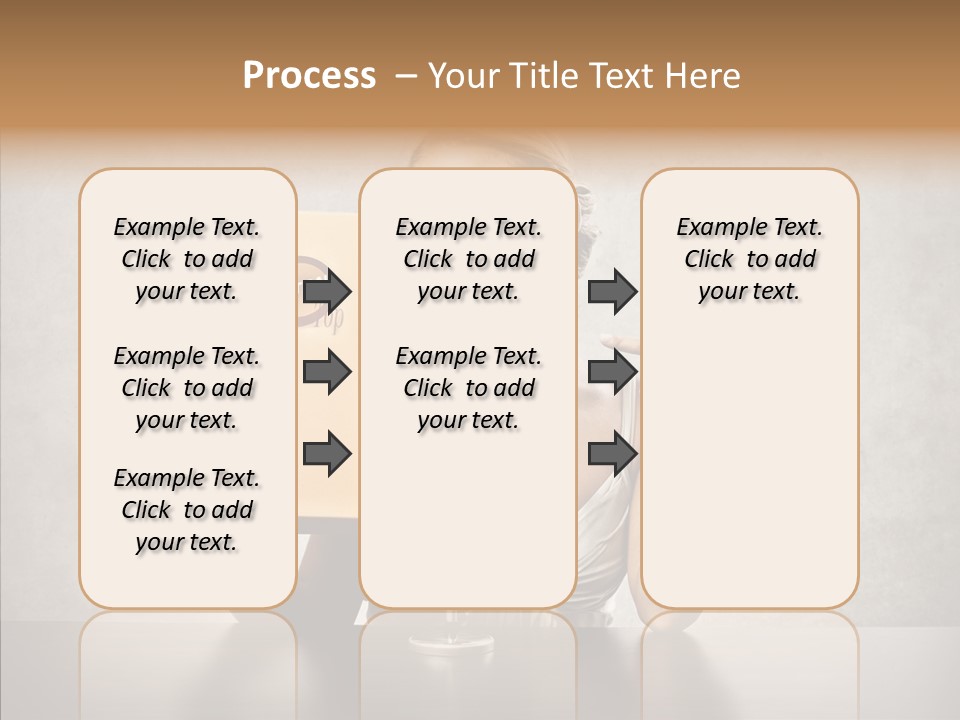 Caucasian Home Shopping Style PowerPoint Template