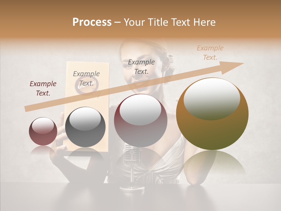 Caucasian Home Shopping Style PowerPoint Template