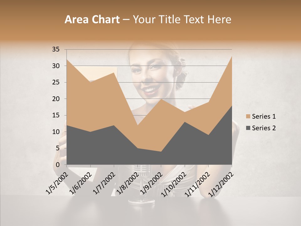 Caucasian Home Shopping Style PowerPoint Template