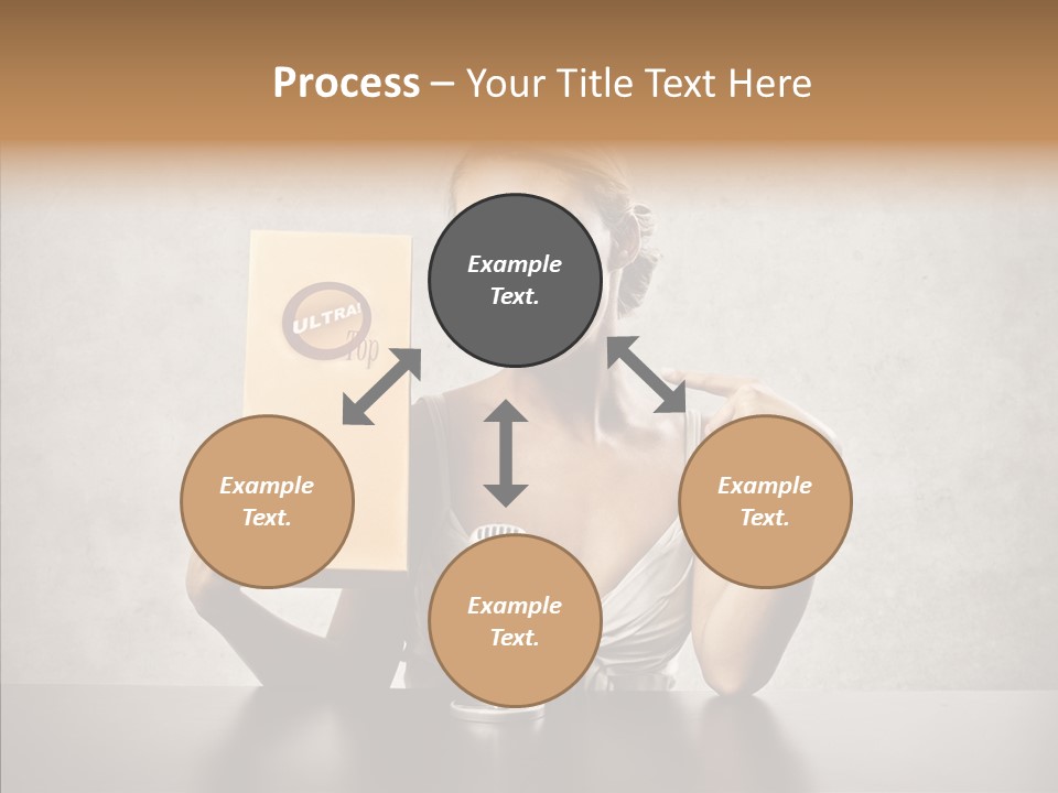 Caucasian Home Shopping Style PowerPoint Template