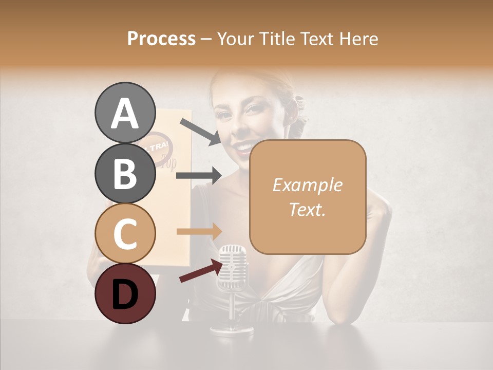 Caucasian Home Shopping Style PowerPoint Template