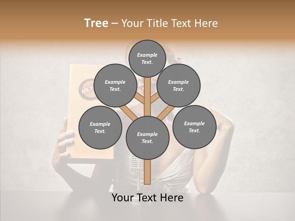 Caucasian Home Shopping Style PowerPoint Template