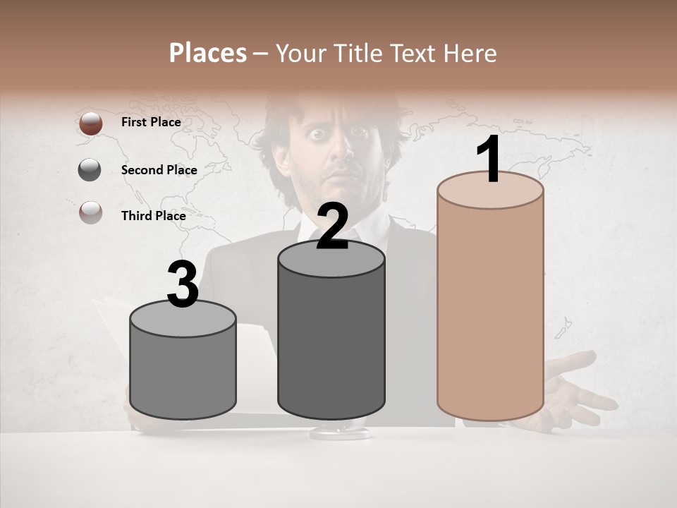 Speak Presenter Table PowerPoint Template