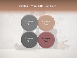 Speak Presenter Table PowerPoint Template