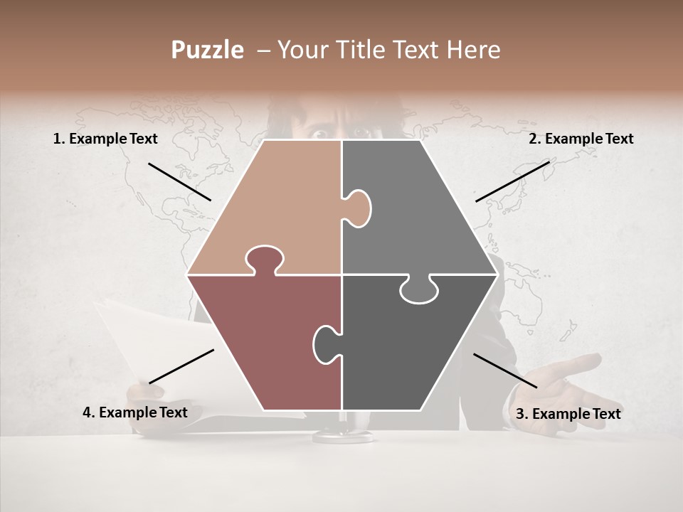 Speak Presenter Table PowerPoint Template