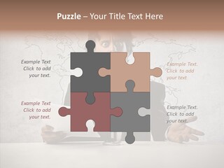 Speak Presenter Table PowerPoint Template