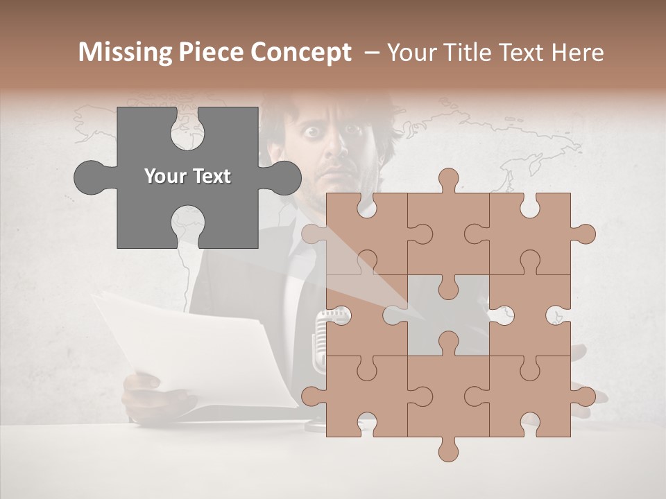 Speak Presenter Table PowerPoint Template