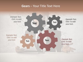 Speak Presenter Table PowerPoint Template