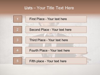 Speak Presenter Table PowerPoint Template