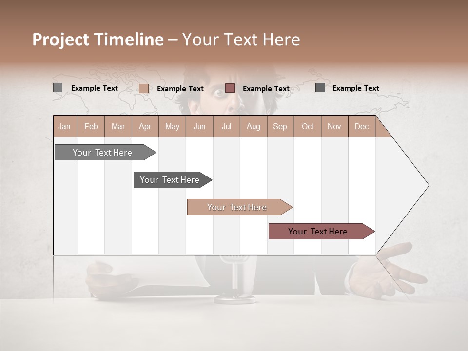 Speak Presenter Table PowerPoint Template