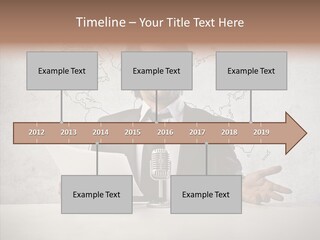 Speak Presenter Table PowerPoint Template