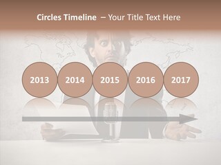 Speak Presenter Table PowerPoint Template