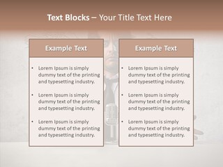 Speak Presenter Table PowerPoint Template