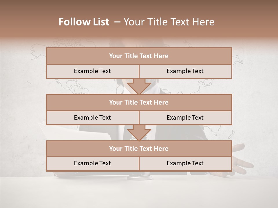 Speak Presenter Table PowerPoint Template