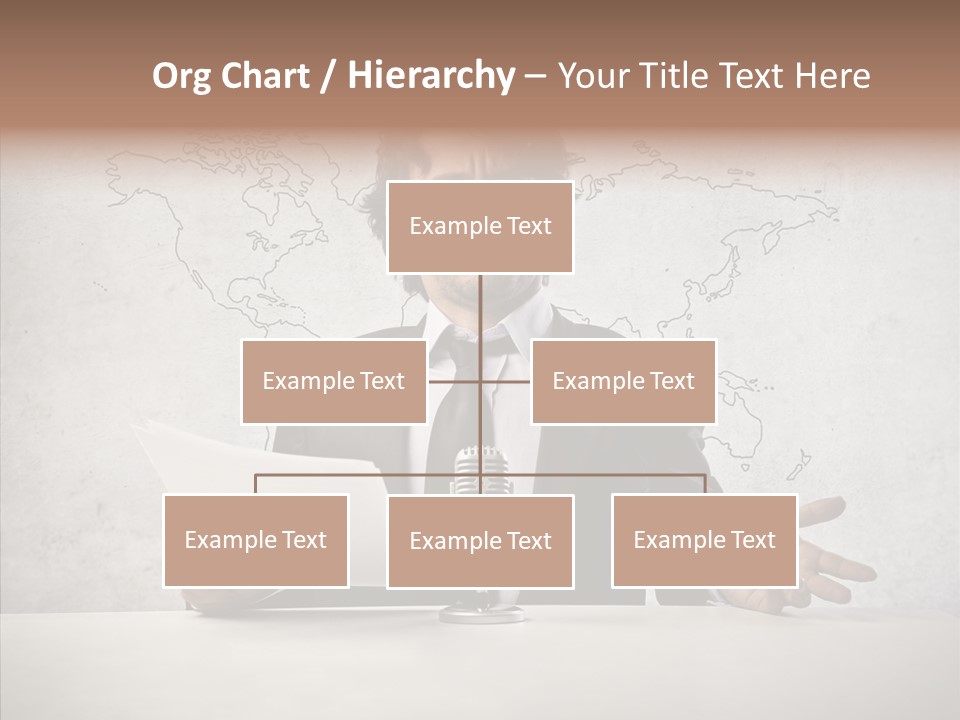 Speak Presenter Table PowerPoint Template