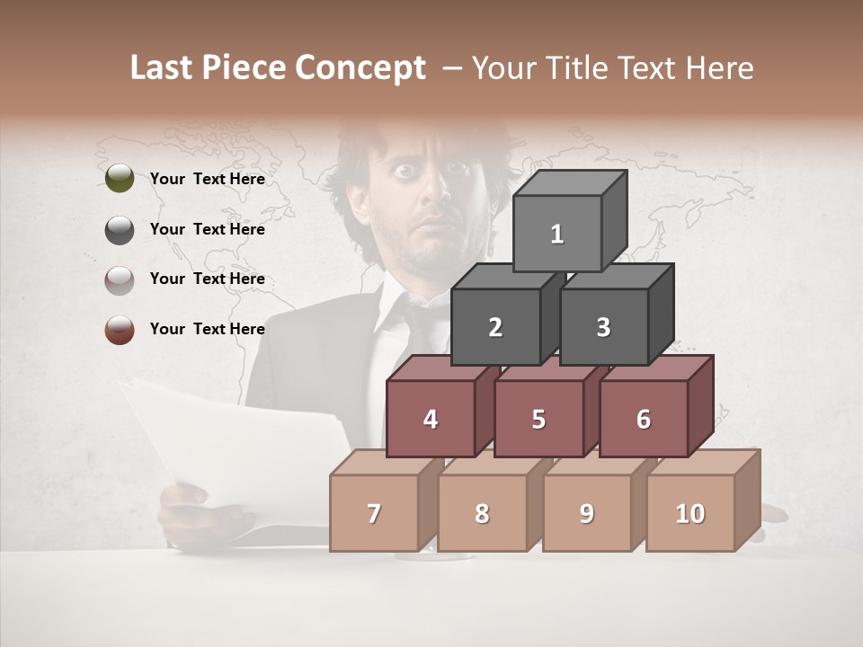 Speak Presenter Table PowerPoint Template