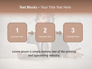 Speak Presenter Table PowerPoint Template
