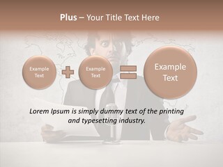 Speak Presenter Table PowerPoint Template