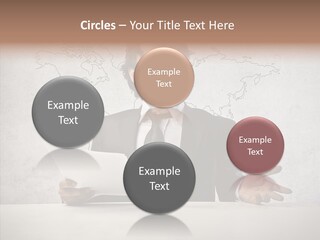 Speak Presenter Table PowerPoint Template