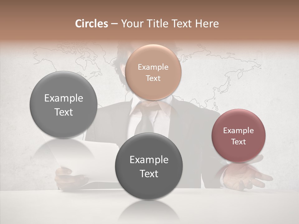 Speak Presenter Table PowerPoint Template