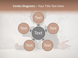 Speak Presenter Table PowerPoint Template