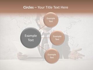 Speak Presenter Table PowerPoint Template