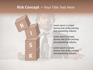 Speak Presenter Table PowerPoint Template