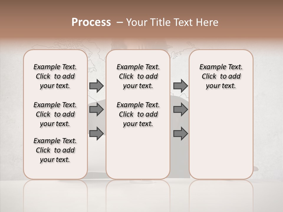 Speak Presenter Table PowerPoint Template