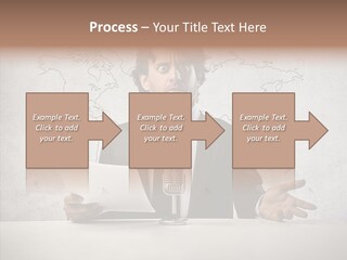 Speak Presenter Table PowerPoint Template