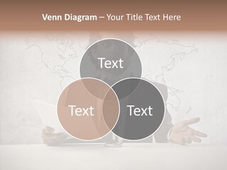 Speak Presenter Table PowerPoint Template