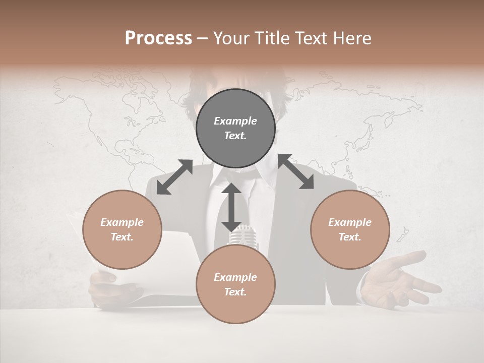 Speak Presenter Table PowerPoint Template