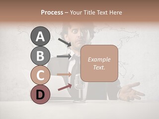 Speak Presenter Table PowerPoint Template