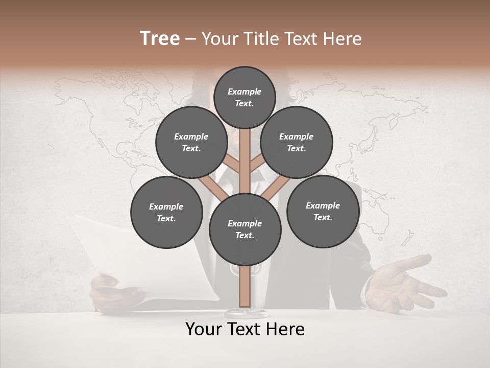 Speak Presenter Table PowerPoint Template