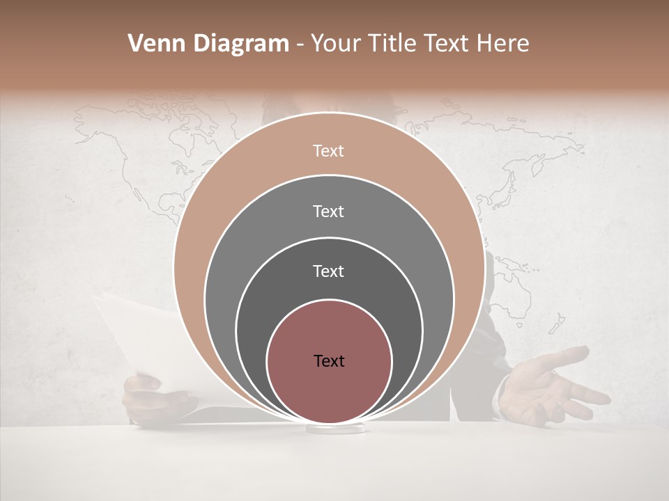 Speak Presenter Table PowerPoint Template