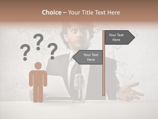 Speak Presenter Table PowerPoint Template