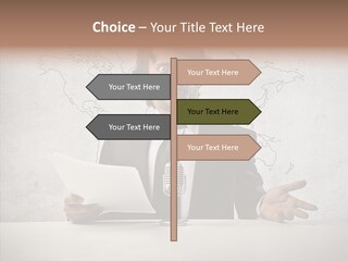 Speak Presenter Table PowerPoint Template
