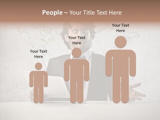 Speak Presenter Table PowerPoint Template