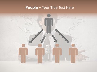 Speak Presenter Table PowerPoint Template