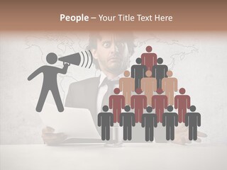 Speak Presenter Table PowerPoint Template