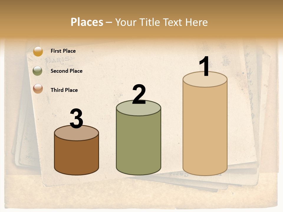 Postcard Antique Retro PowerPoint Template