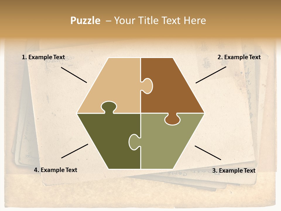 Postcard Antique Retro PowerPoint Template