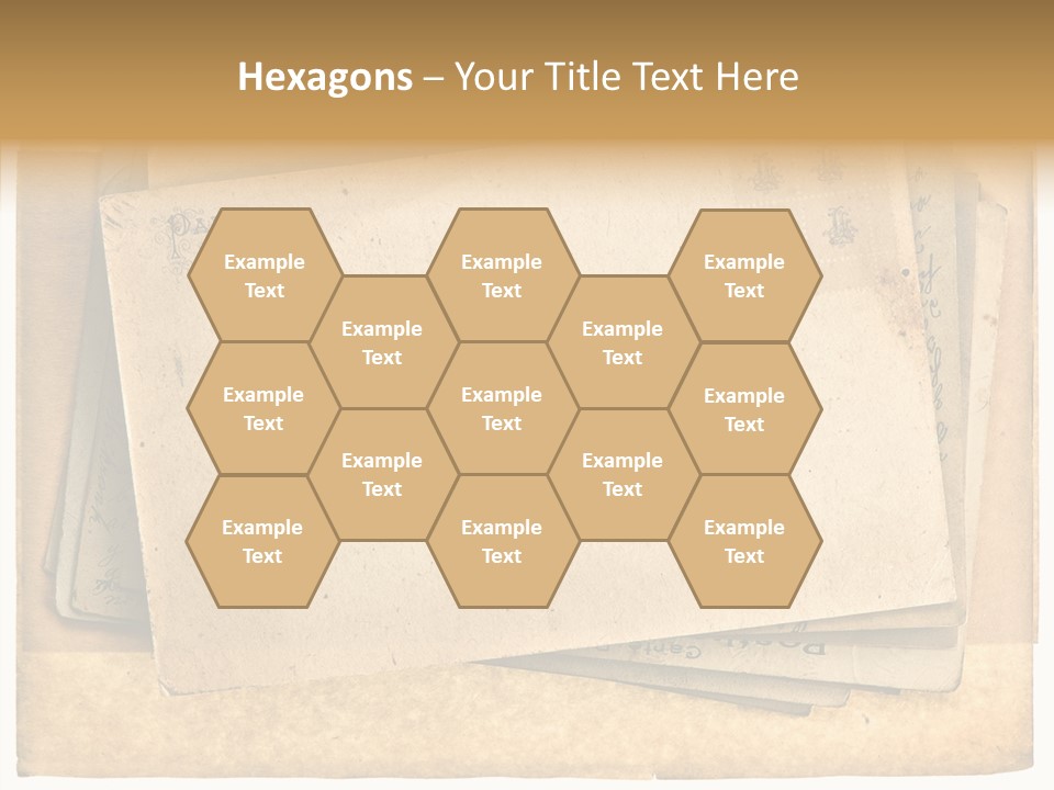 Postcard Antique Retro PowerPoint Template