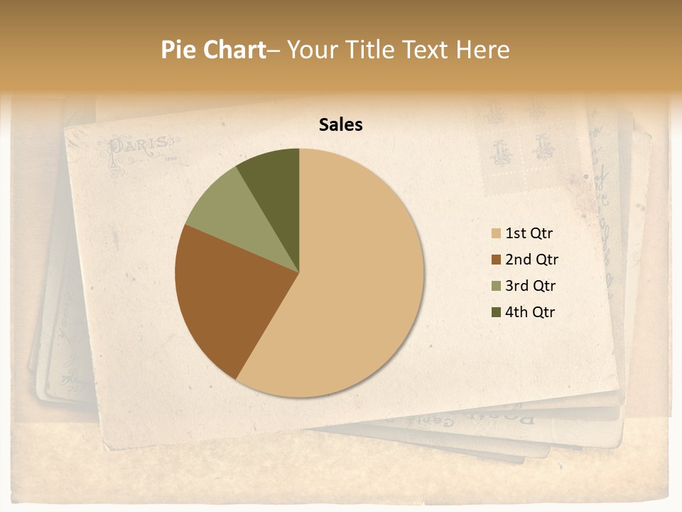 Postcard Antique Retro PowerPoint Template