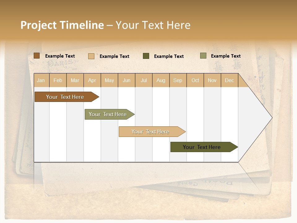 Postcard Antique Retro PowerPoint Template